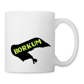 borkum insel - Tasse - Weiß - Rechts