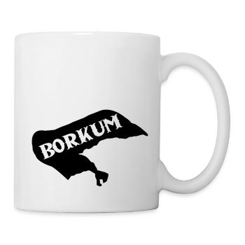 borkum insel - Tasse - Weiß - Rechts