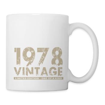Vintage 1978 Bursdag - One of Kind - Mug - white - Right