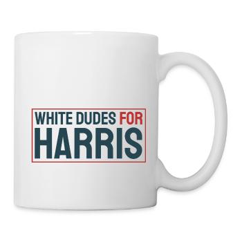 Des mecs-blancs-pour-Harris - Mug blanc - blanc - Droite