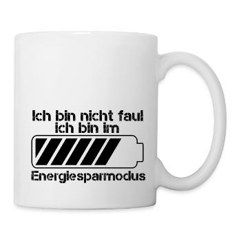 Energie - Tasse - Weiß - Rechts