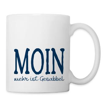 MOIN in blue - Mug - white - Right
