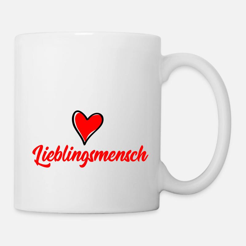 lieblingsmensch - Tasse - Weiß