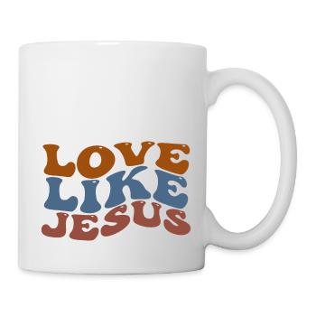 Love Like Jesus - Tasse - Weiß - Rechts