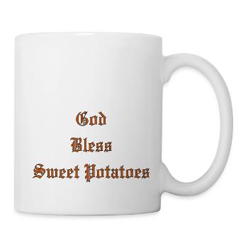 GodBlessPatates douces - Mug blanc - blanc - Droite