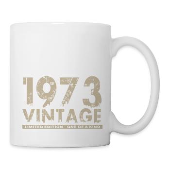 Vintage 1973 Bursdag - One of Kind - Mug blanc - blanc - Droite