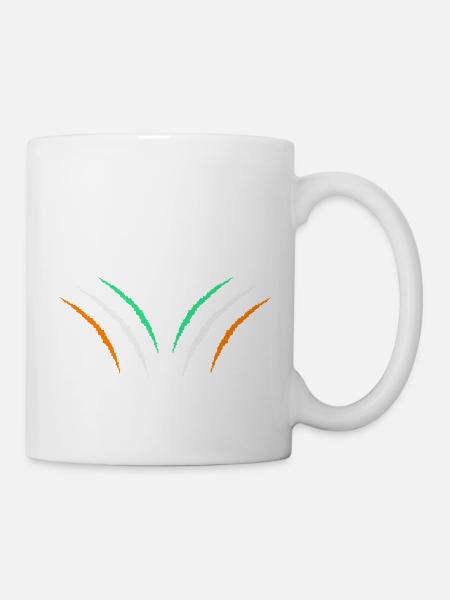 krallen irland 2 - Tasse - Weiß
