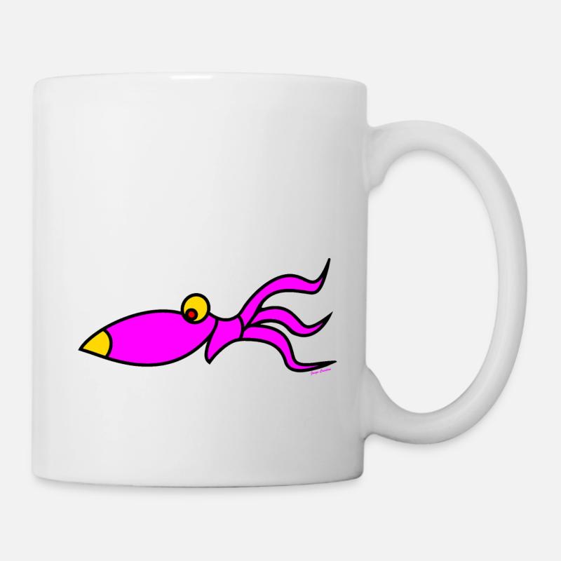 Squid Shirts - Mug - white