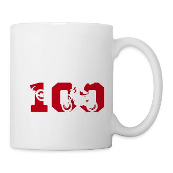 Moto 100 Biker - Tasse - Weiß - Rechts