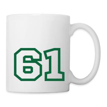 Number 61 sport - Mug - white - Right