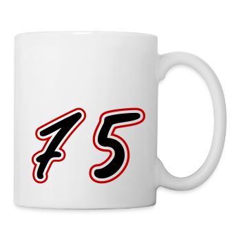 75 Number Symbol - Mug - white - Right