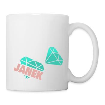 Janek en tant que papa - Mug blanc - blanc - Droite
