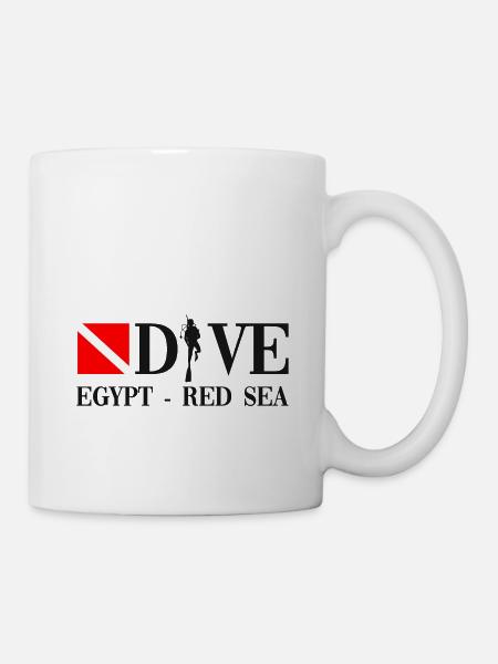 Dive Red Sea - Egypt - Ägypten - Tasse - Weiß