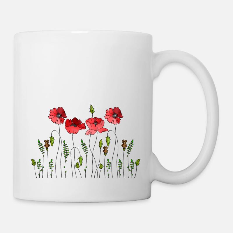 Fleur - Mug blanc - blanc