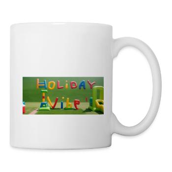 Holiday Vibe Aufblasbarer Textentwurf Holiday Vibe - Tasse - Weiß - Rechts