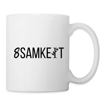 Achtsamkeit - 8SAMKEIT - Tasse - Weiß - Rechts