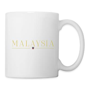J’aime la Malaisie, T-shirt design de style élégance - Mug blanc - blanc - Droite