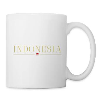 I Love Indonesia, Style Design T-Shirt - Mug - white - Right