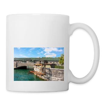 Industriedenkmal Kraftwerk Niagarafälle - Tasse - Weiß - Rechts