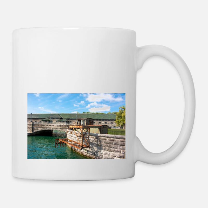 Industriedenkmal Kraftwerk Niagarafälle - Tasse - Weiß