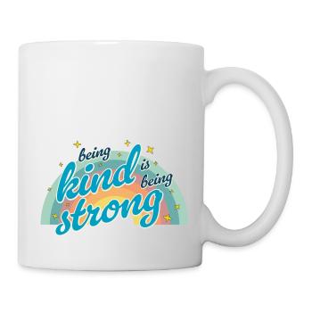 Being kind is being strong - Mug blanc - blanc - Droite