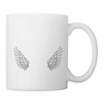 Number 15 Angel - 15th Birthday Wings - Mug - white - Right