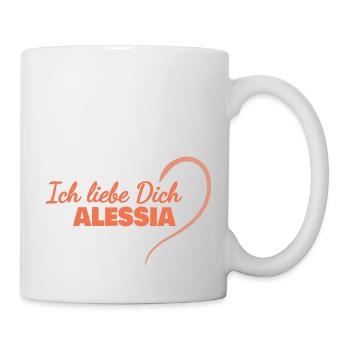 Alessia - Tasse - Weiß - Rechts