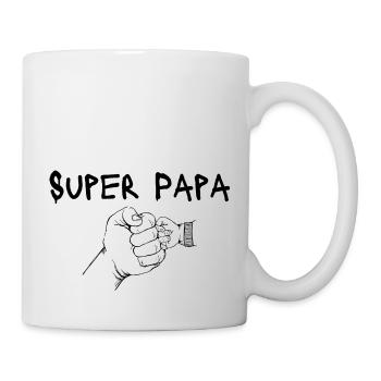 Super Papa - Mug blanc - blanc - Droite