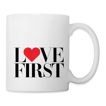 love first - Tasse - Weiß - Rechts