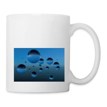 Bulle bleue - Mug blanc - blanc - Droite