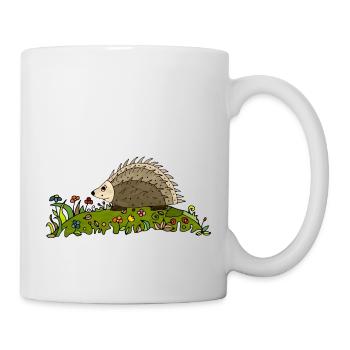 Igel - Tasse - Weiß - Rechts