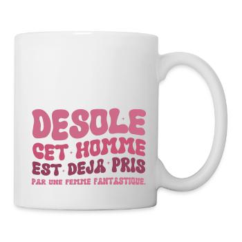Sorry, dieser Mann ist schon vergeben - Tasse - Weiß - Rechts