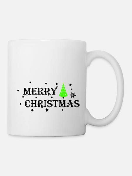 Merry Christmas - Tasse - Weiß