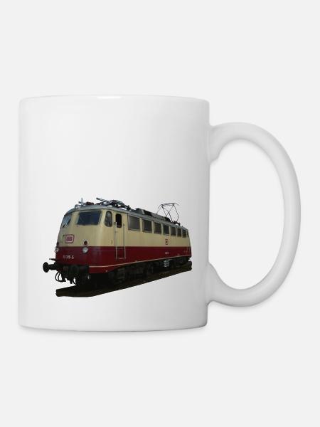 Lokomotive DB113 - Tasse - Weiß