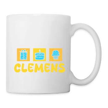 First name Clemens - Mug - white - Right