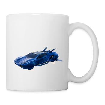 Sci-Fi Flying Car - Mug - white - Right