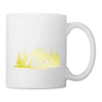 Camping Tent Gold - Mug - white - Right