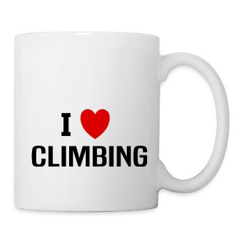 I love Climbing - Mug - white - Right