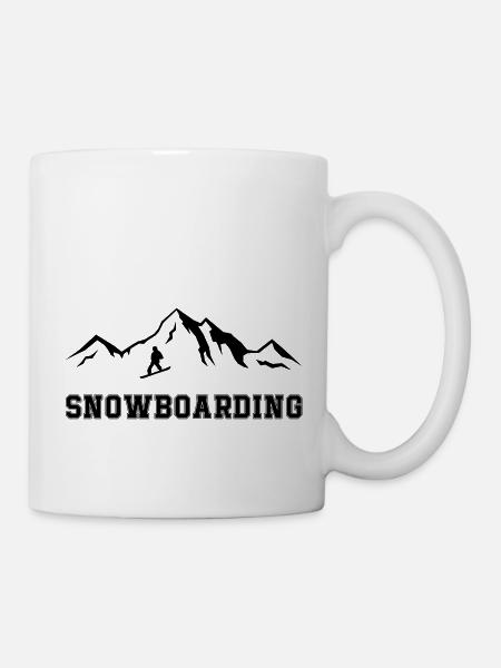 Snowboarding - Tasse - Weiß