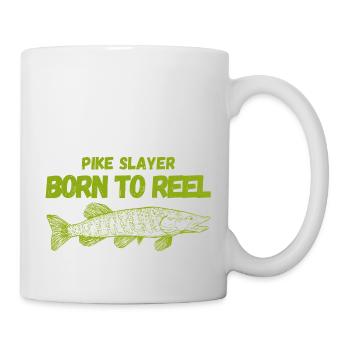 Pike Slayer Fishing Life – Born to Reel - Mug - white - Right