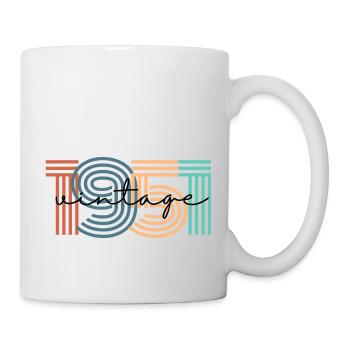 1951 vintage rétro - Mug blanc - blanc - Droite