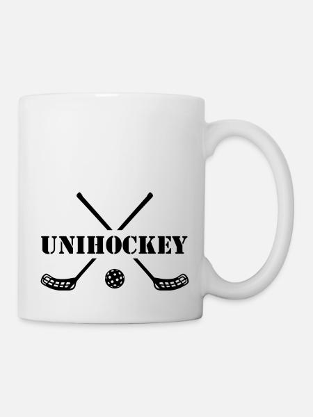 Floorball Ballsport Innebandy Unihockey - Mug - white