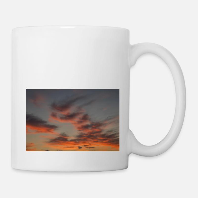 Fire sky - Mug blanc - blanc