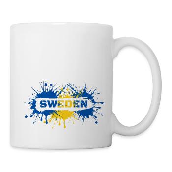 Swedish in modern street-art style - Sweden - Mug - white - Right