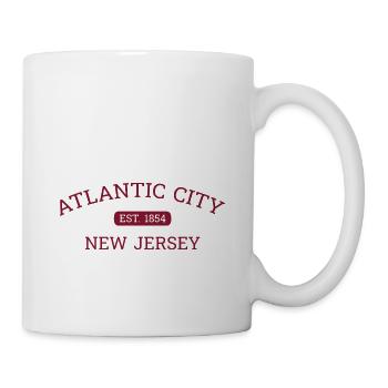 Atlantic City - New Jersey - Est. 1854 - America - Tasse - Weiß - Rechts