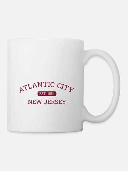 Atlantic City - New Jersey - Est. 1854 - America - Tasse - Weiß