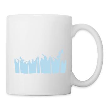 Palmiers Île Arbres Plage Vacances Mer Voyage Vacances - Mug blanc - blanc - Droite