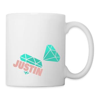 Papa Justin - Tasse - Weiß - Rechts