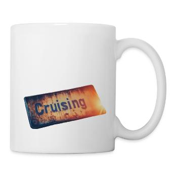 Croisière avec un style rétro - Mug blanc - blanc - Droite
