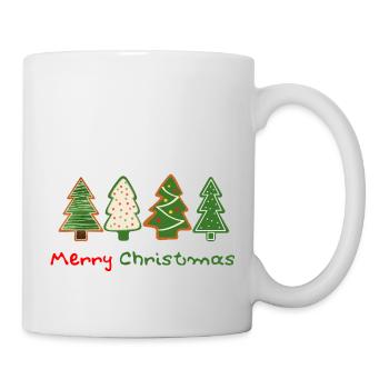 Merry Christmas 4 tree - Mug - white - Right